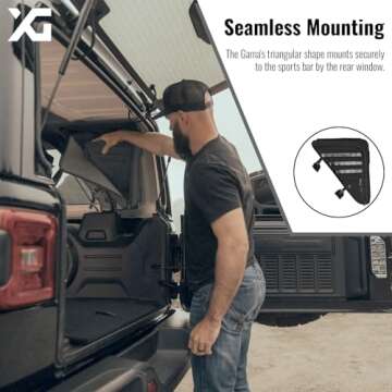 XG Cargo - Wrangler Gama Adventure JL/4XE | Jeep Wrangler Storage Bag | Jeep Roll Bar Storage Bag | ...