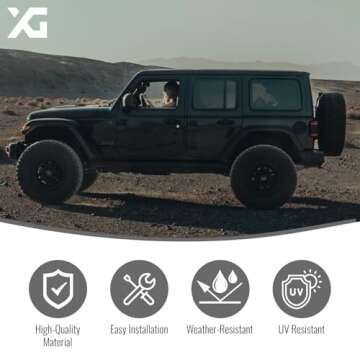 XG Cargo Gama Adventure Bags for Jeep Wrangler JL/4XE