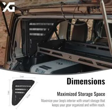 XG Cargo Gama Adventure Bags for Jeep Wrangler JL/4XE