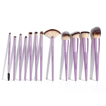 Trademark Beauty The Essentials Makeup Brush Collection - Makeup Brushes, Synthetic Bristles, Blendi...