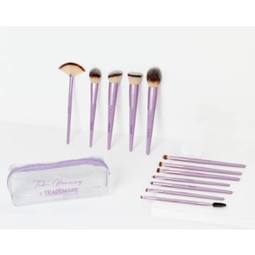 Trademark Beauty Lavender Makeup Brush Set - 12 Pieces
