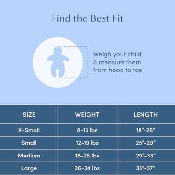 SleepingBaby Zipadee-Zip Transitional Swaddle Sack, 4-8 Month - Roomy Zipper Swaddle for Easy Diaper Changes and Proper Hip Development - Baby Swaddle Sack, Small - Classic Navy