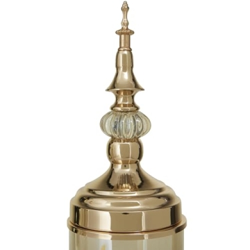 CosmoLiving Elegant Metal Decorative Jars Set for Living Room