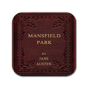 6 coasters with Complete Novels of Jane Austen Six Coffee Mug Coasters with Complete Novels of Jane Austen's book designs. (Book Title)