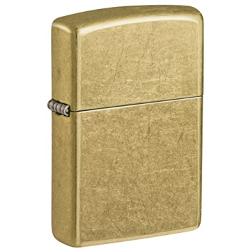 Zippo Street Brass Classic Pocket Lighter - Durable Style