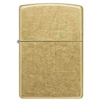 Zippo Street Brass Classic Pocket Lighter - Durable Style