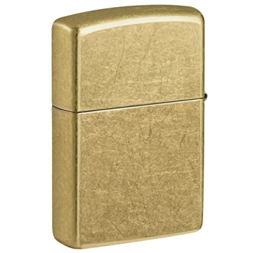 Zippo Street Brass Classic Pocket Lighter - Durable Style