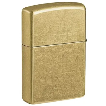 Zippo Street Brass Classic Pocket Lighter - Durable Style