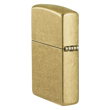 Zippo Street Brass Classic Pocket Lighter - Durable Style
