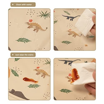 HALAA VAUVA Long Sleeve Baby Bibs - Waterproof and Mess-Free