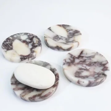 Luxurious Marble Soap Dish Tray for Bathroom and Kitchen