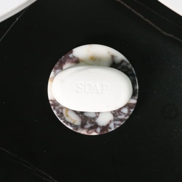 Luxurious Marble Soap Dish Tray for Bathroom and Kitchen