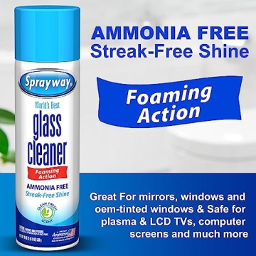Spraiway Glass Cleaner Foam Action 19 oz - Streak-Free Shine