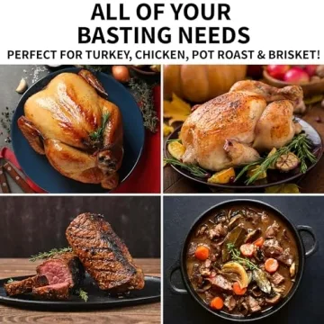 Zulay Kitchen Stainless Steel Turkey Baster - Large Size