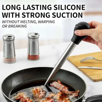 Zulay Kitchen Stainless Steel Turkey Baster - Large Size