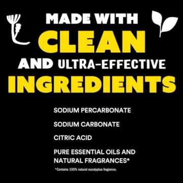 Molly's Suds Oxygen Whitener | Powerful Bleach Alternative, Chlorine Free & Color Safe | Brightens Whites and Removes Stains (Eucalyptus Scent - 79 oz)