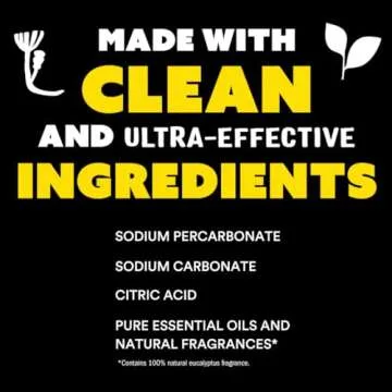 Molly's Suds Oxygen Whitener | Powerful Bleach Alternative, Chlorine Free & Color Safe | Brightens Whites and Removes Stains (Eucalyptus Scent - 79 oz)