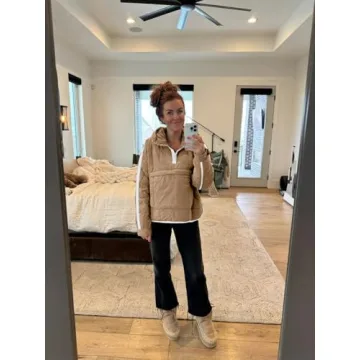 Tankaneo Women's Oversized Puffer Jacket - Winter Hooded Coat