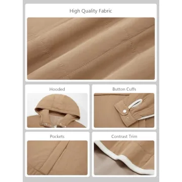 Tankaneo Women's Oversized Puffer Jacket - Winter Hooded Coat