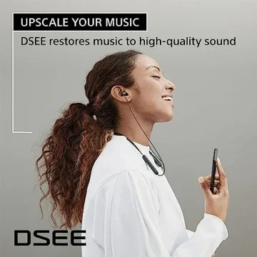 Wireless Sony WI-C100 Headphones with Mic - Black