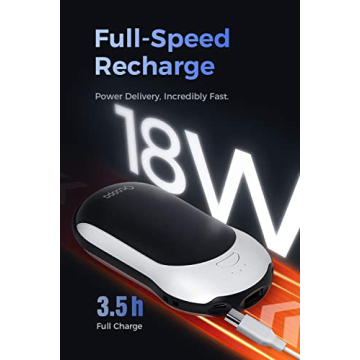 OCOOPA Hand Warmers Rechargeable, 10000 mAh Power Bank