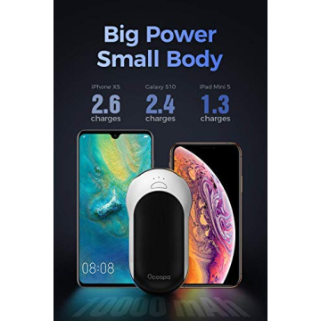 OCOOPA Hand Warmers Rechargeable, 10000 mAh Power Bank