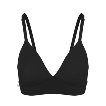 Harper Wilde Bliss Triangle Bralette - Ultra-Soft & Lightweight, Deep V Bralette for Women - X-Small...