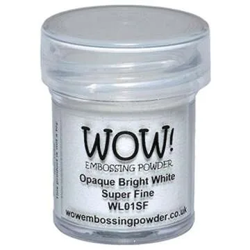 Wow! Embossing Powder Black and White Bundle for Crafters