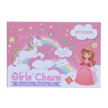 Girls Charm Bracelet Making Kit for Ages 6-12 - DIY Jewelry