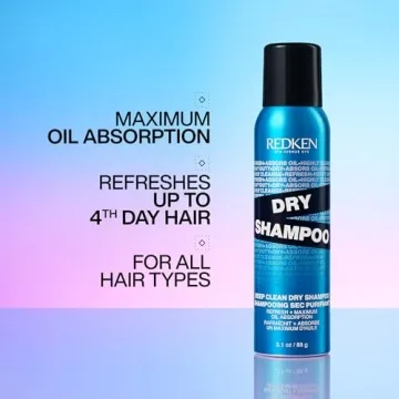 Redken Deep Clean Dry Shampoo for Instant Refresh and Oil Control