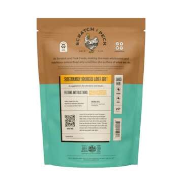 Scratch and Peck Layer Grit Supplement for Chickens and Ducks - Essential Supplement for Gizzard and...