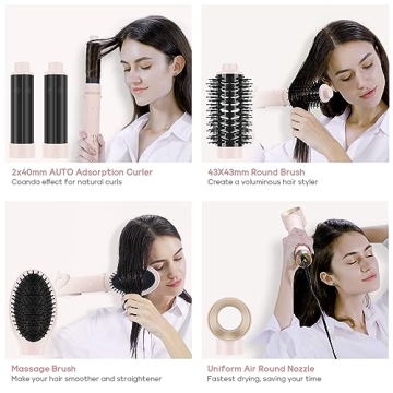 IG INGLAM MegaAIR Styler 5-in-1 Brushless Hair Dryer