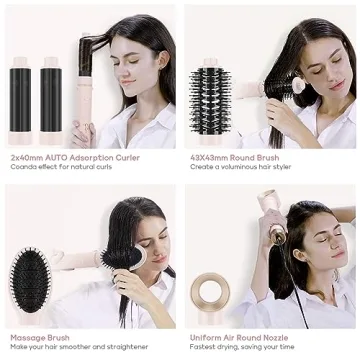 IG INGLAM MegaAIR Styler 5-in-1 Brushless Hair Dryer