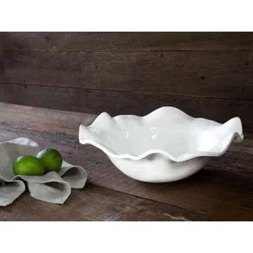 Beatriz Ball VIDA Havana White Medium Serving Bowl