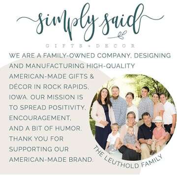 Simply Said Small Talk Square – “You Are Amazing – Remember That” – Inspiring and Reassuring Wood Sign – Hand Crafted In USA