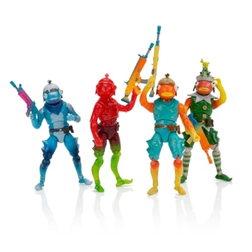 Fortnite Frozen Fishstick Four Pack - Articulated Figures Set with Accessories