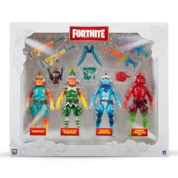 Fortnite Frozen Fishstick Four Pack - 4 Fun Figures