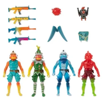 Fortnite Frozen Fishstick Four Pack - 4 Fun Figures