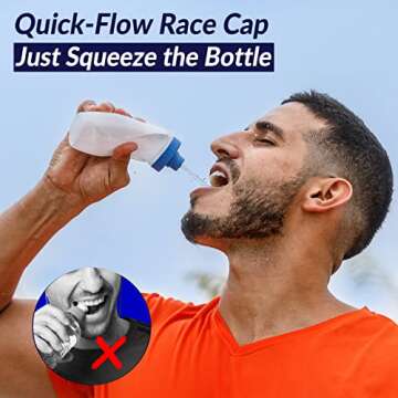 Fitletic Hydration Running Belt with Water Bottles for Men & Women – 2 Quick Flow 6oz Running Water Bottles, Patented Bounce Free Design, Water Resistant Pouch Fits All Phones – Hydra 12