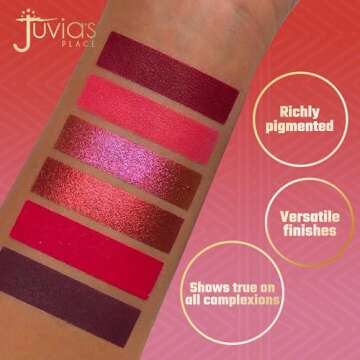 Juvia's Place Palette The Berries - Mauves, Deep Pinks, & Perfect Berry Hues, Professional Eye Makeu...