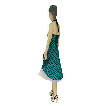 Shimaly Women's 50s Vintage Rockabilly Petticoat 26" Crinoline Underskirt Tutu Skirt(2XL-3XL,Ivory)