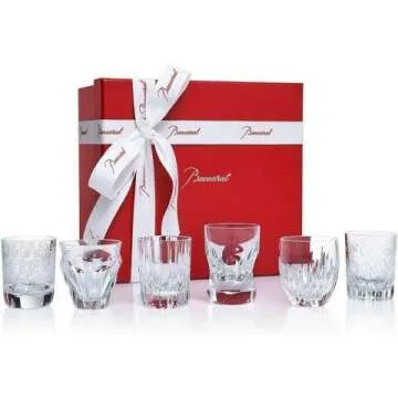Baccarat Crystal Les Minis Set of 6 Iconic Glasses