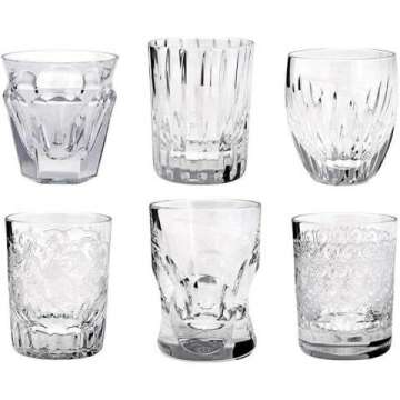 Baccarat Crystal Les Minis Set of 6 Iconic Glasses