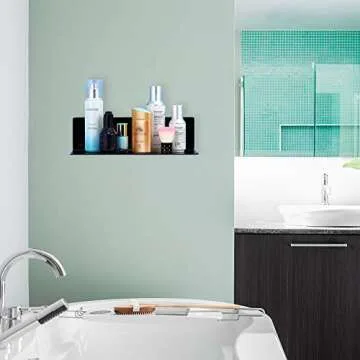 Jetec Acrylic Floating Shelves - 8 Pack for Stylish Storage