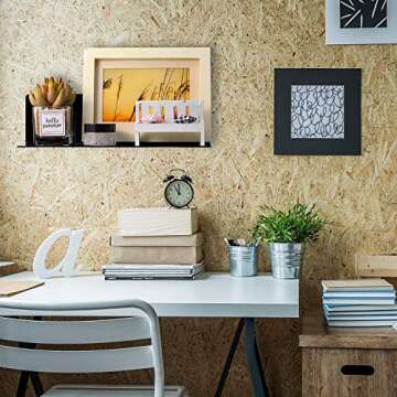 Jetec Acrylic Floating Shelves - 8 Pack for Stylish Storage