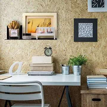 Jetec Acrylic Floating Shelves - 8 Pack for Stylish Storage