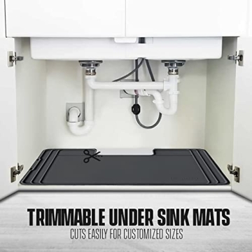 Croc Liner Under Sink Mat Waterproof Cabinet Liner