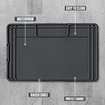 Croc Liner Under Sink Mat Waterproof Cabinet Liner