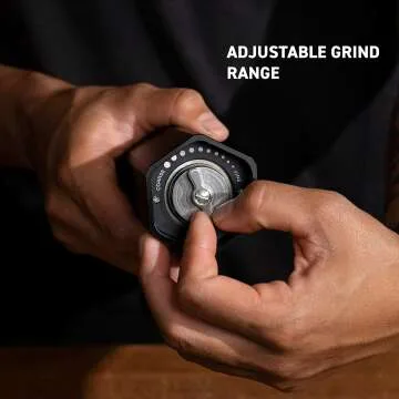 HexClad Professional Pepper Grinder Set - Adjustable Coarseness