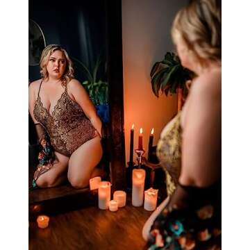 Avidlove Women's Lace Bodysuit Lingerie - Perfect Fit!